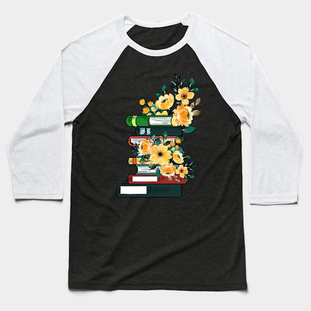 Floral Books 207 Baseball T-Shirt by TheSeason